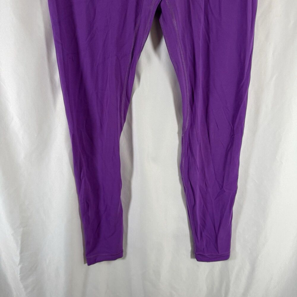 Lululemon Leggings Women's 8 Purple Pull On Stretch 29" Inseam Mid Rise - Picture 3 of 9